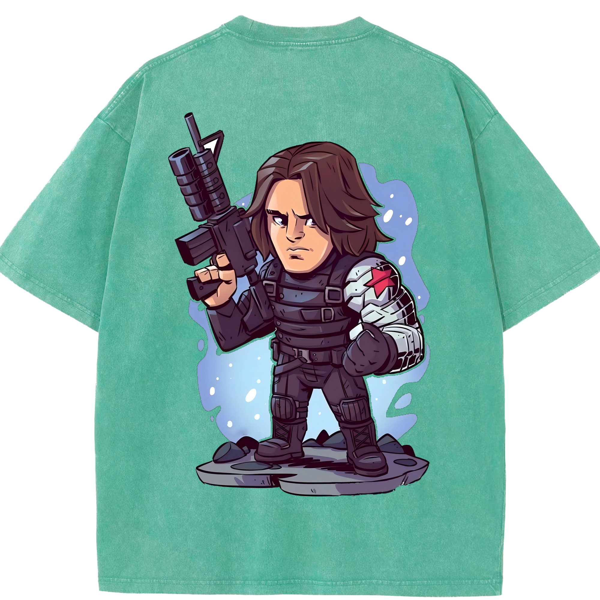 （画像用） アベンジャーズ The Avengers 綿100% ヴィンテージ風 半袖Tシャツ（背面プリント）